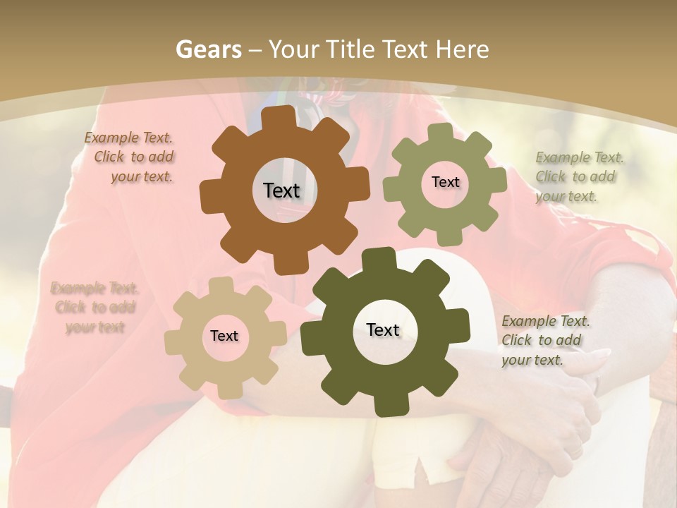 Blue Plant Outdoors PowerPoint Template