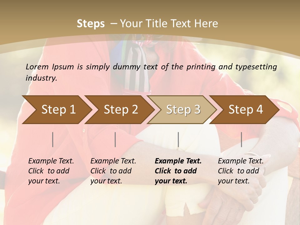 Blue Plant Outdoors PowerPoint Template