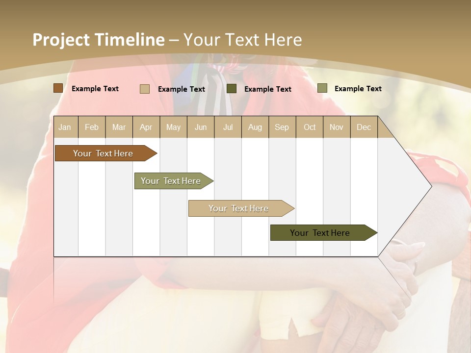 Blue Plant Outdoors PowerPoint Template