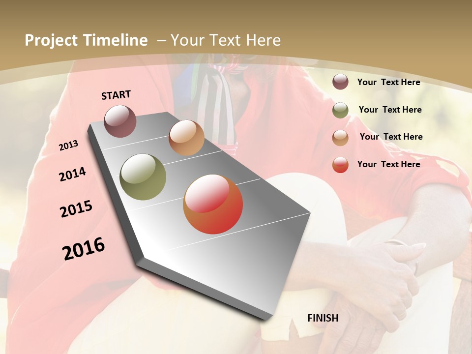 Blue Plant Outdoors PowerPoint Template