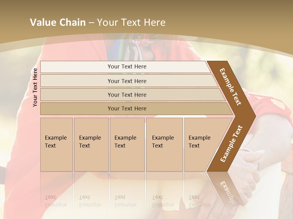 Blue Plant Outdoors PowerPoint Template