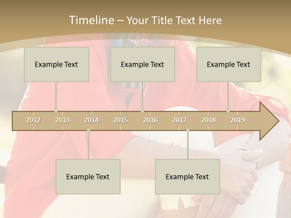 Blue Plant Outdoors PowerPoint Template