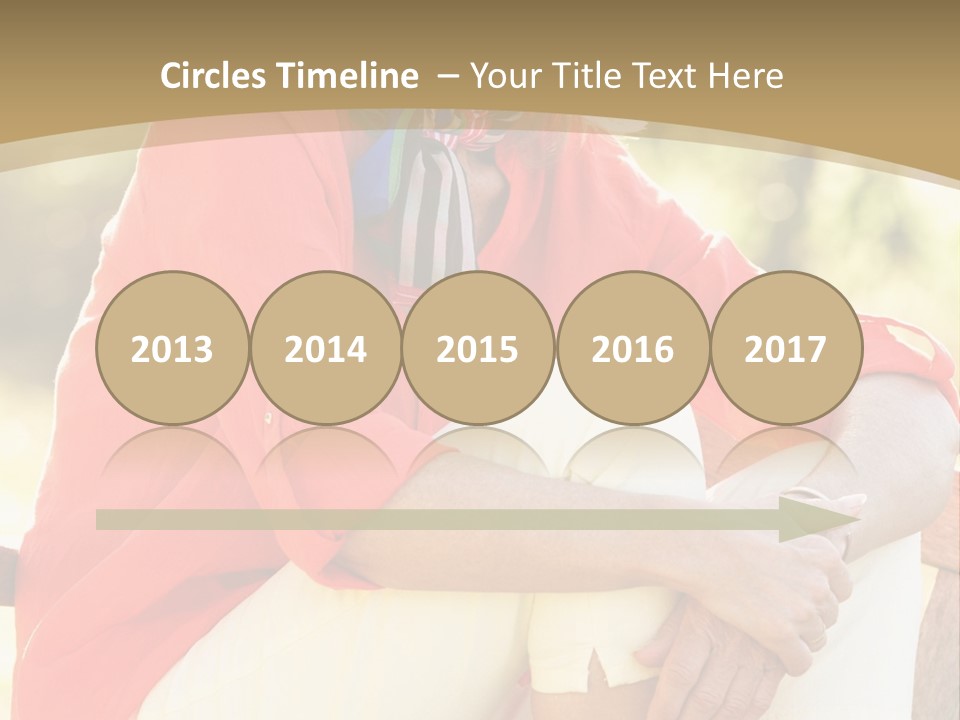 Blue Plant Outdoors PowerPoint Template