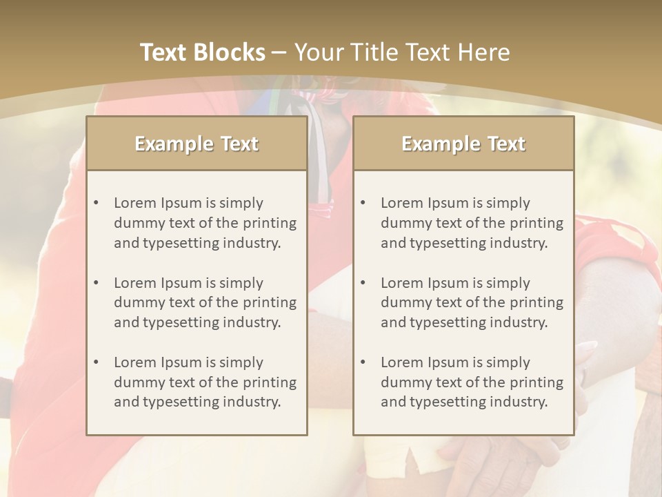 Blue Plant Outdoors PowerPoint Template