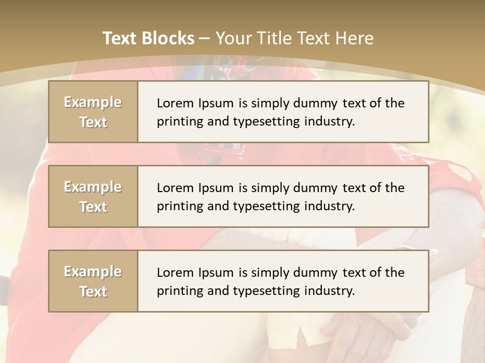 Blue Plant Outdoors PowerPoint Template