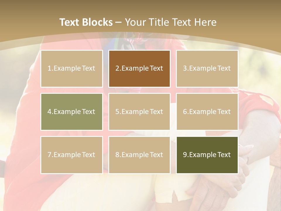 Blue Plant Outdoors PowerPoint Template