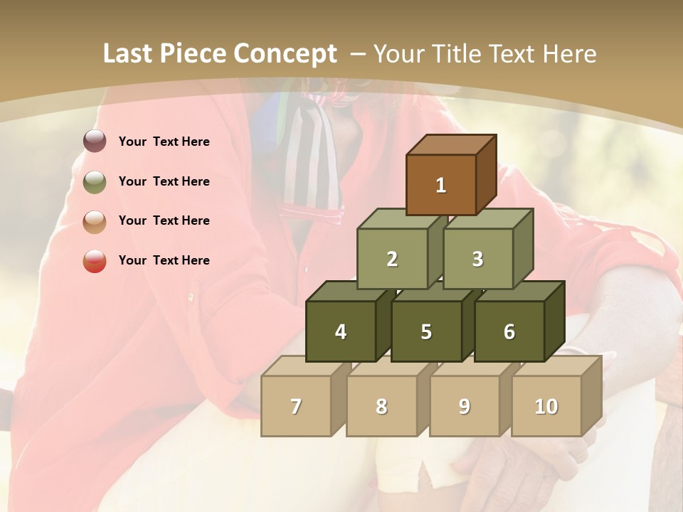 Blue Plant Outdoors PowerPoint Template