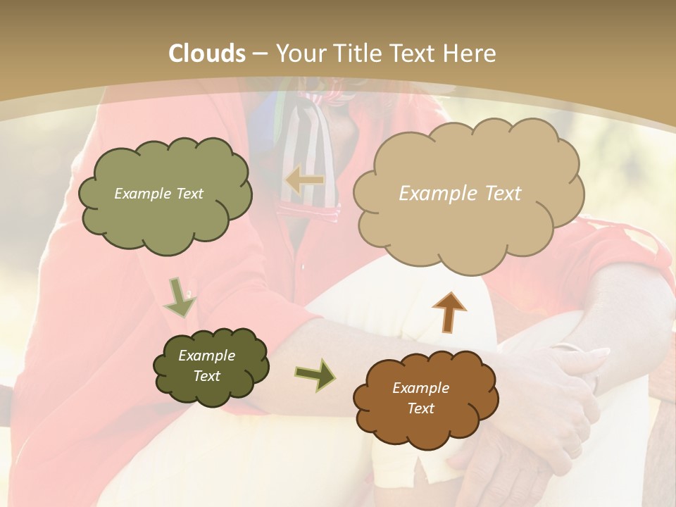 Blue Plant Outdoors PowerPoint Template