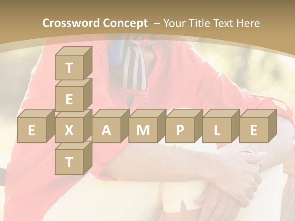 Blue Plant Outdoors PowerPoint Template