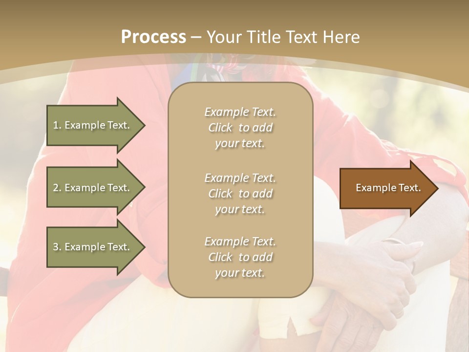 Blue Plant Outdoors PowerPoint Template