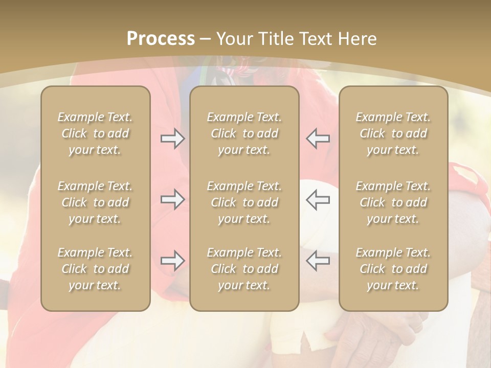 Blue Plant Outdoors PowerPoint Template