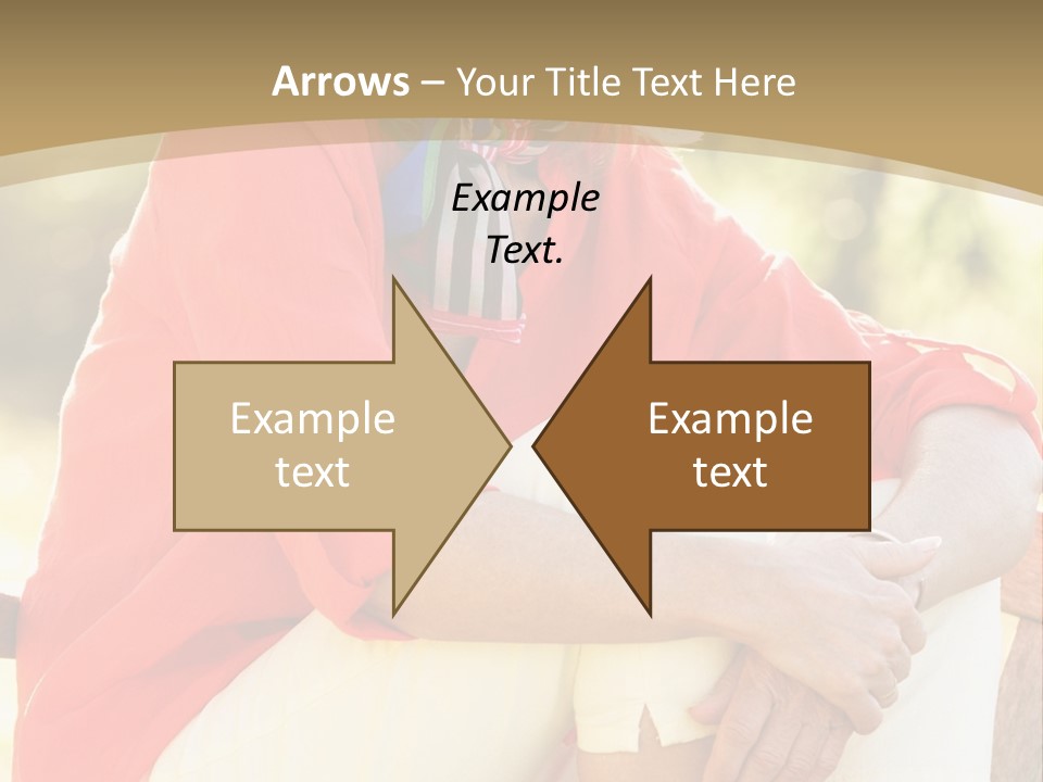 Blue Plant Outdoors PowerPoint Template