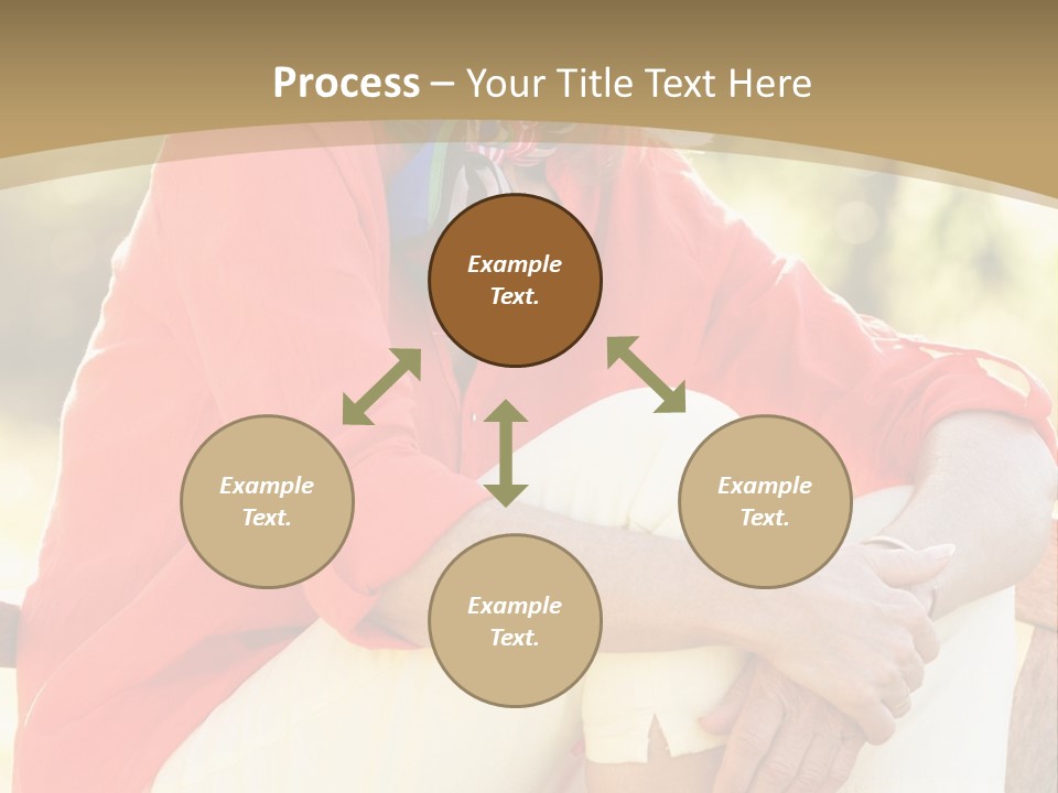 Blue Plant Outdoors PowerPoint Template