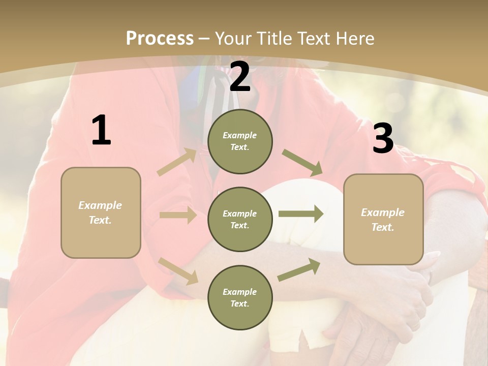 Blue Plant Outdoors PowerPoint Template