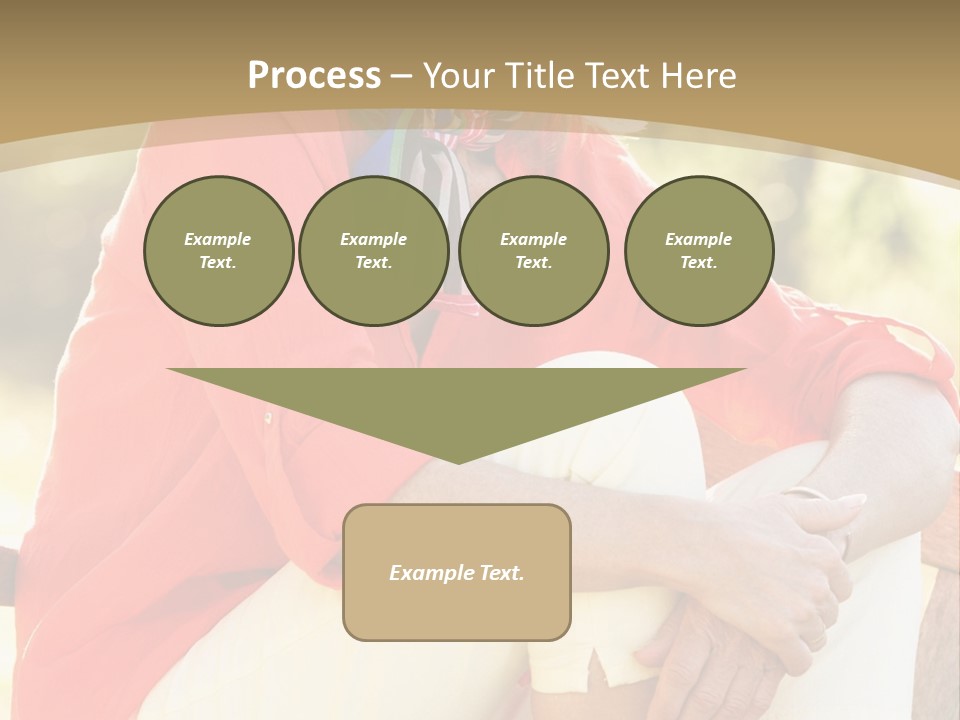 Blue Plant Outdoors PowerPoint Template