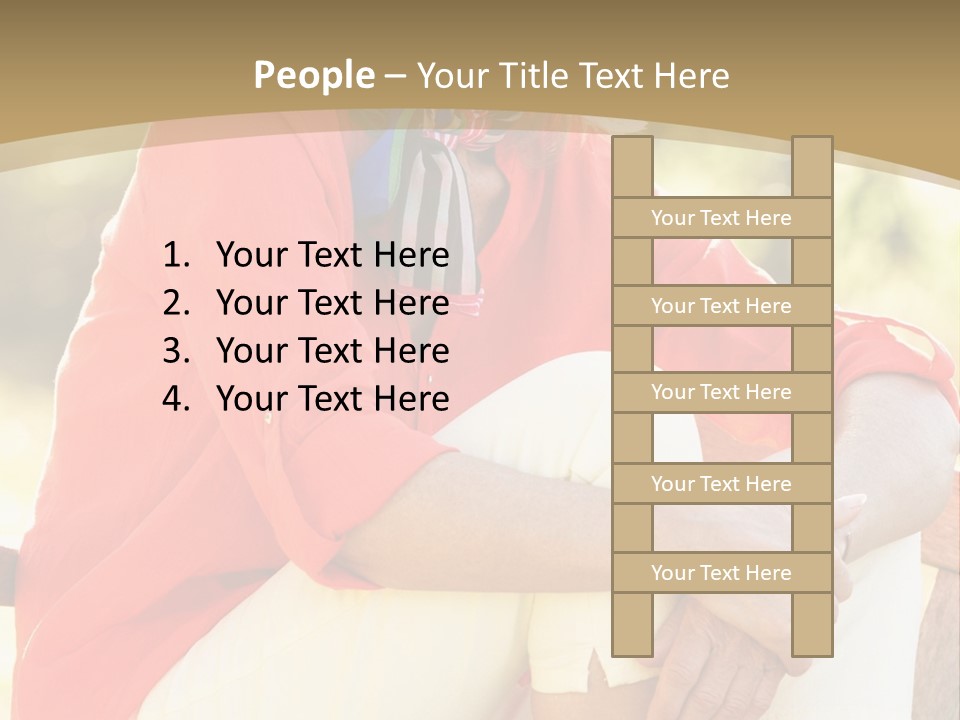 Blue Plant Outdoors PowerPoint Template