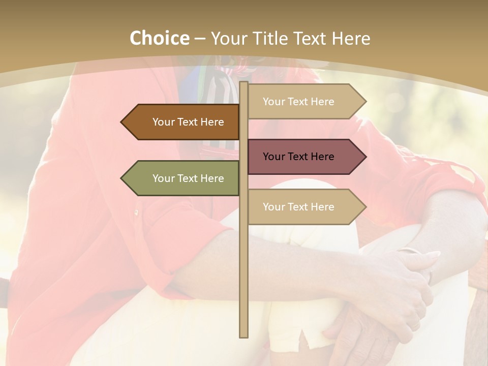 Blue Plant Outdoors PowerPoint Template