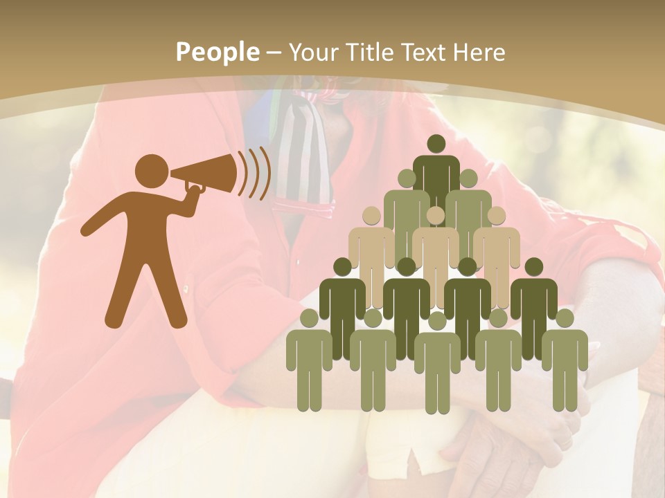 Blue Plant Outdoors PowerPoint Template