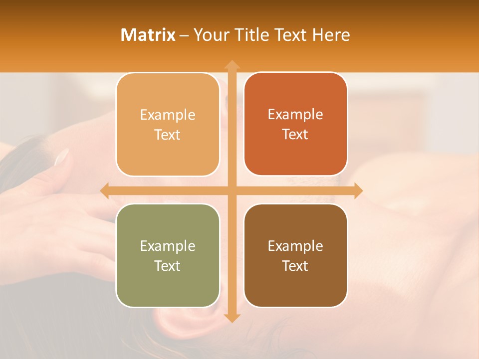 A Man Getting A Facial Massage From A Woman PowerPoint Template