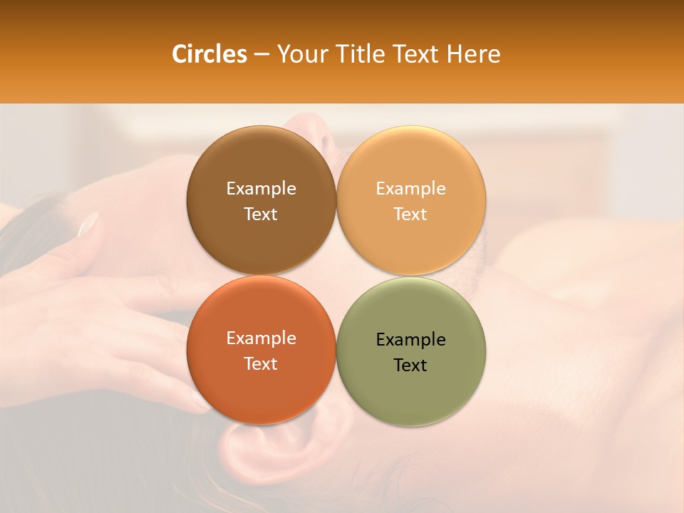 A Man Getting A Facial Massage From A Woman PowerPoint Template