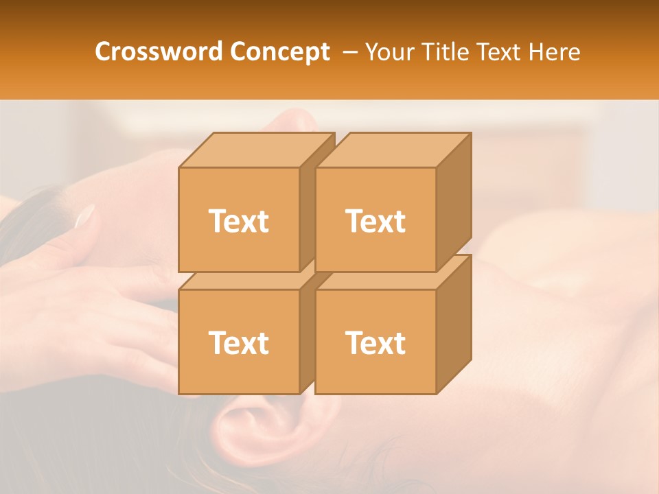 A Man Getting A Facial Massage From A Woman PowerPoint Template