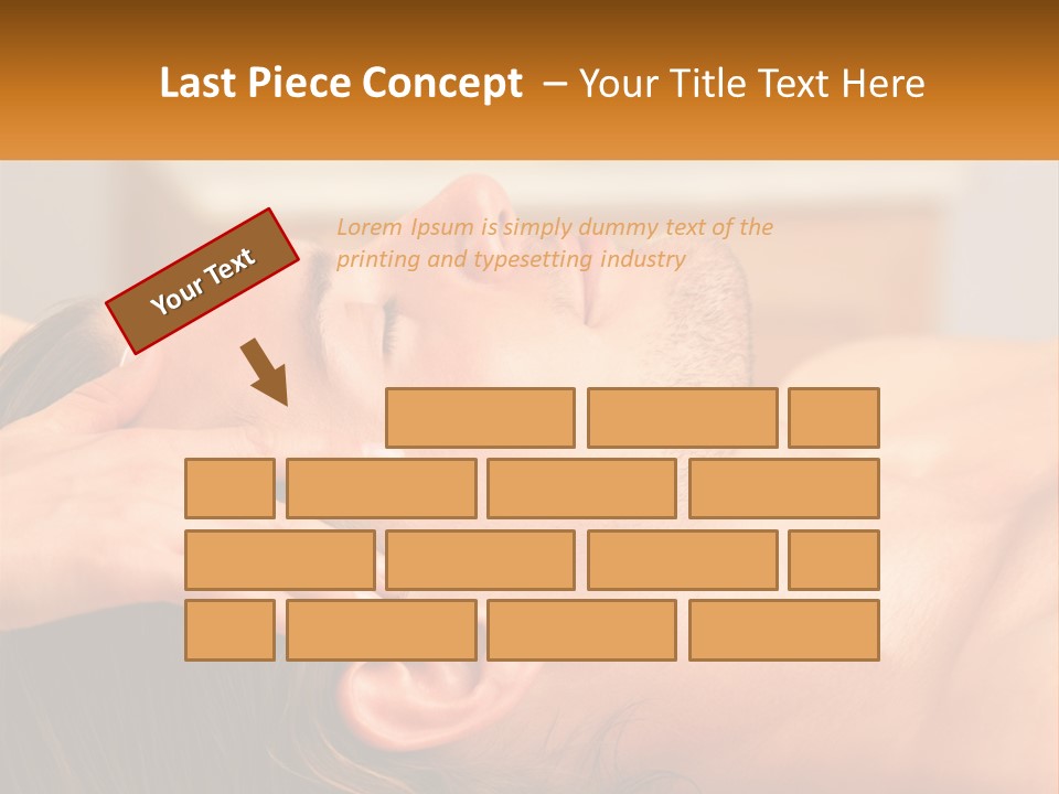 A Man Getting A Facial Massage From A Woman PowerPoint Template