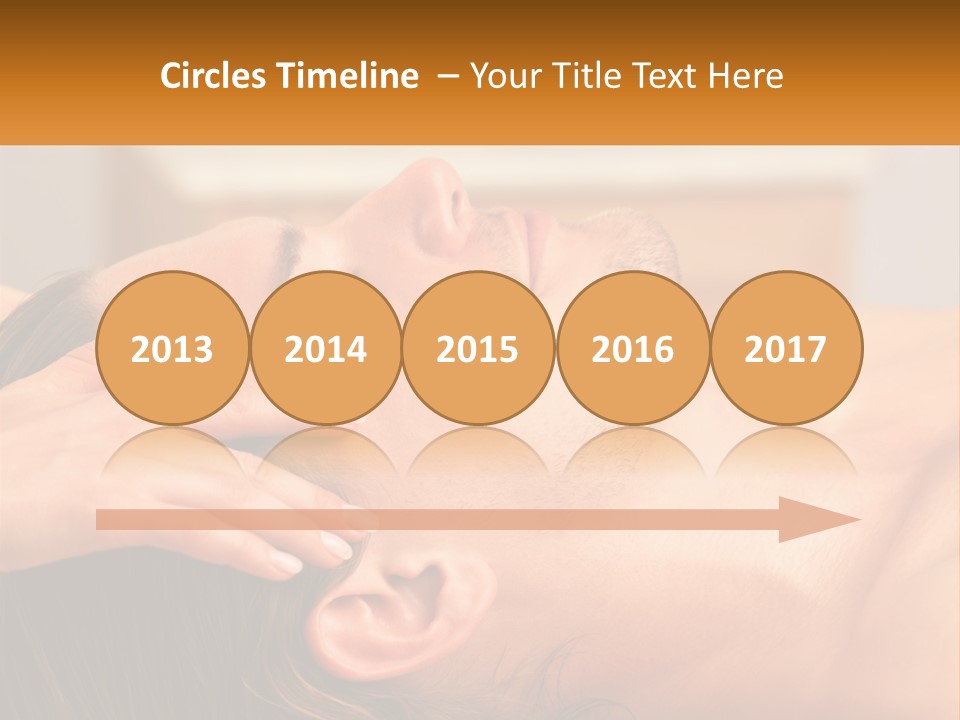 A Man Getting A Facial Massage From A Woman PowerPoint Template