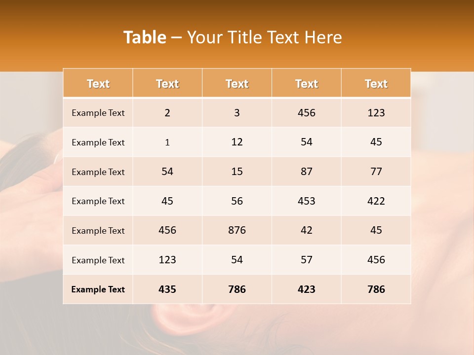 A Man Getting A Facial Massage From A Woman PowerPoint Template