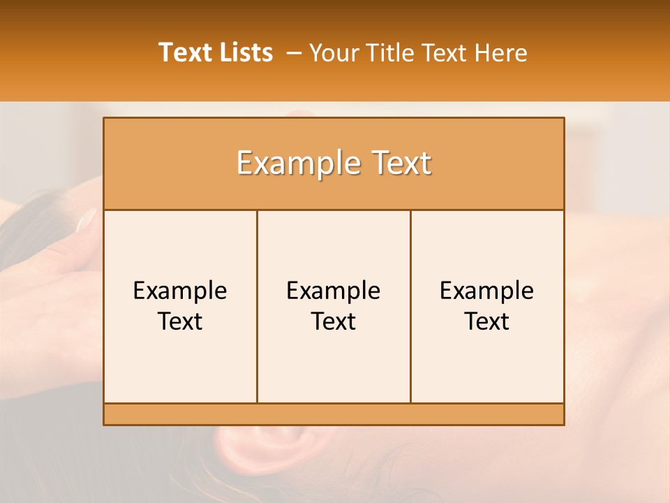 A Man Getting A Facial Massage From A Woman PowerPoint Template