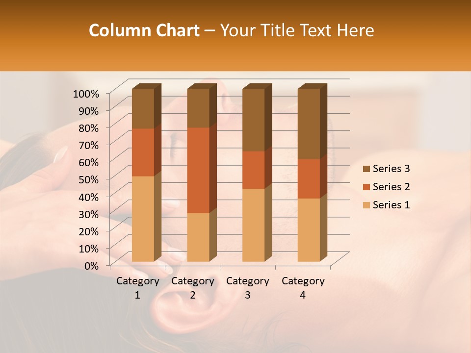 A Man Getting A Facial Massage From A Woman PowerPoint Template