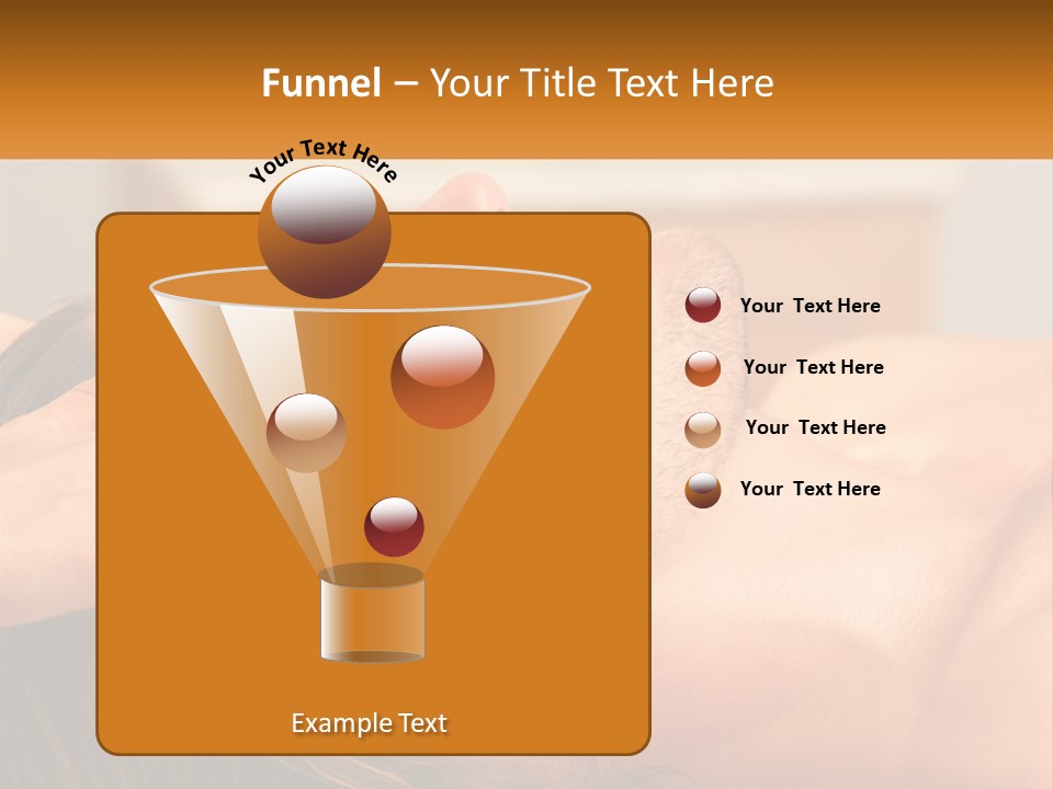 A Man Getting A Facial Massage From A Woman PowerPoint Template