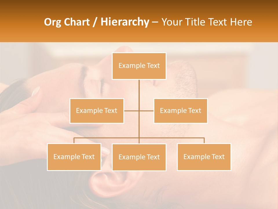 A Man Getting A Facial Massage From A Woman PowerPoint Template
