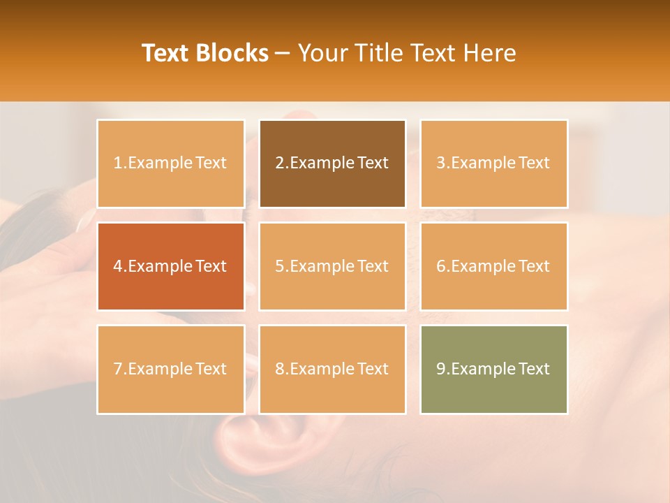 A Man Getting A Facial Massage From A Woman PowerPoint Template