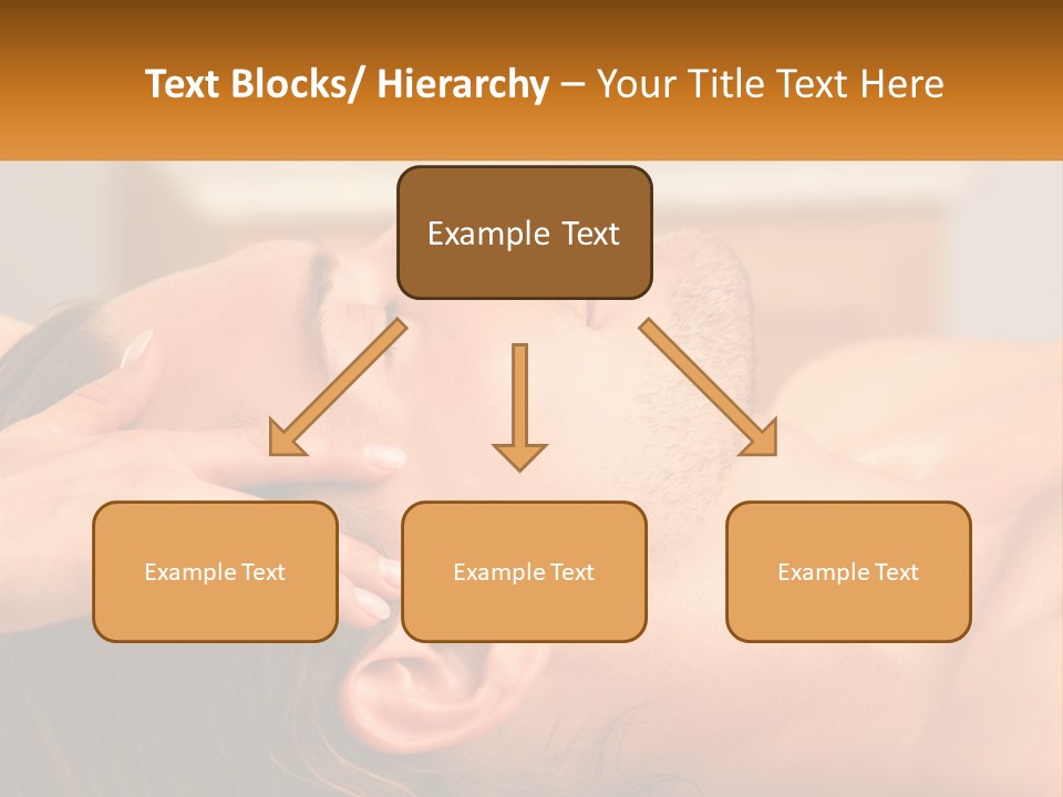 A Man Getting A Facial Massage From A Woman PowerPoint Template