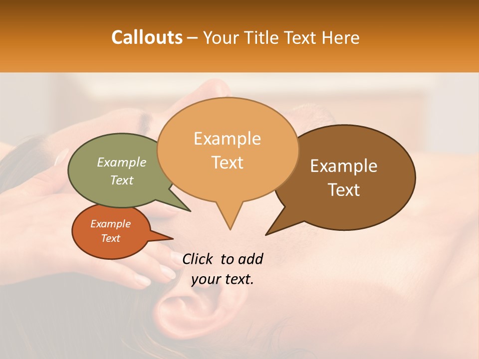A Man Getting A Facial Massage From A Woman PowerPoint Template