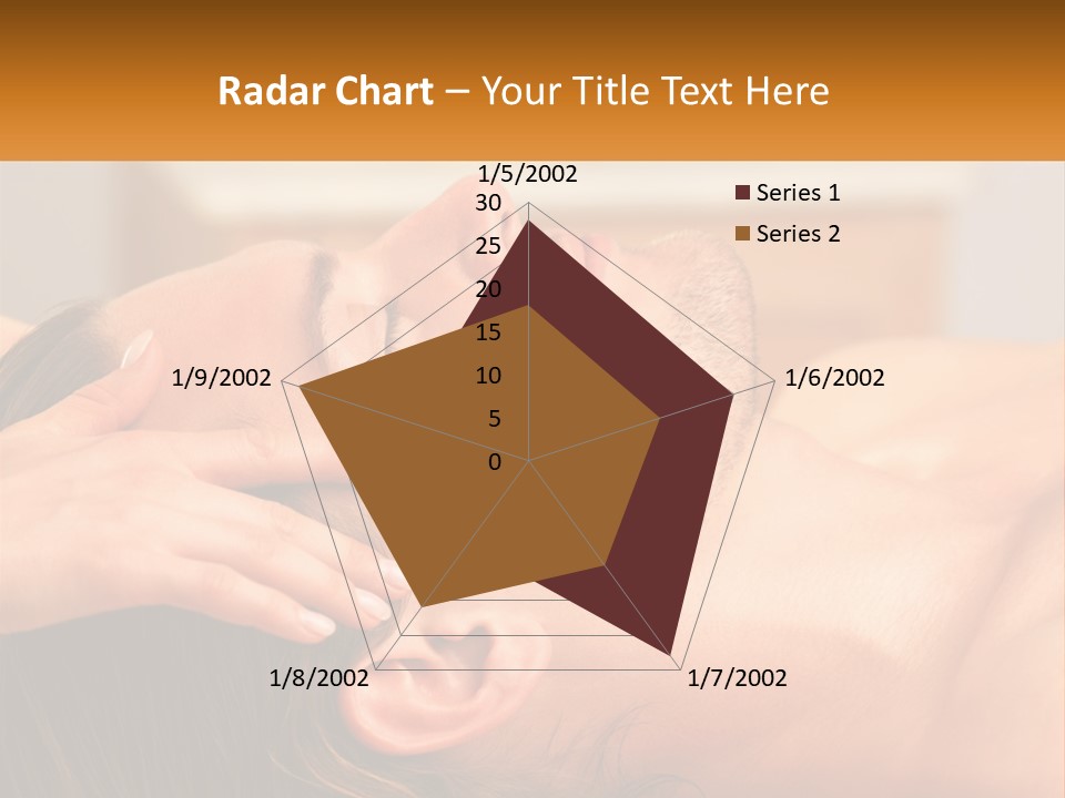 A Man Getting A Facial Massage From A Woman PowerPoint Template