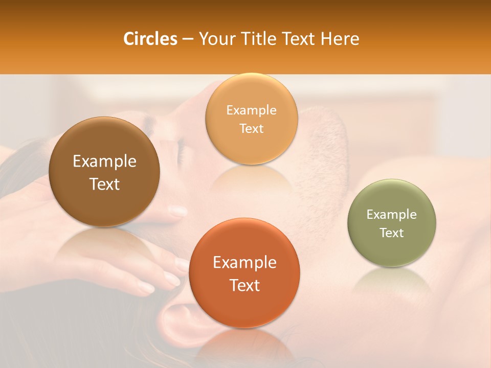 A Man Getting A Facial Massage From A Woman PowerPoint Template