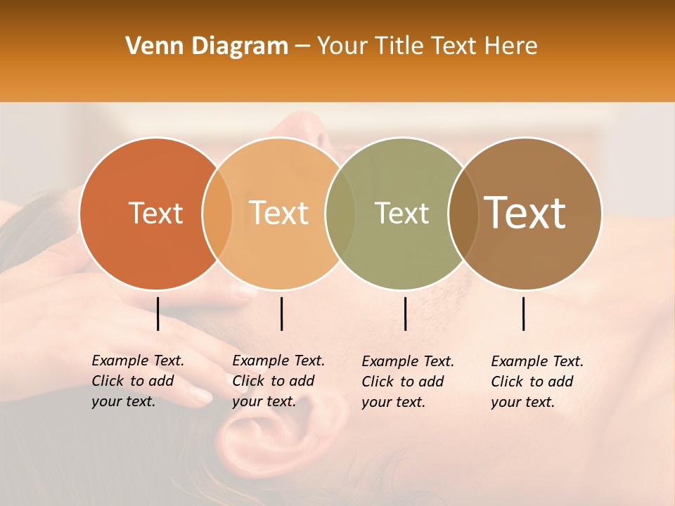 A Man Getting A Facial Massage From A Woman PowerPoint Template