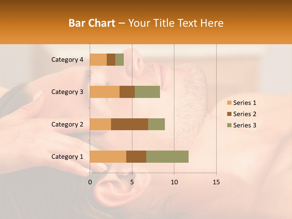 A Man Getting A Facial Massage From A Woman PowerPoint Template