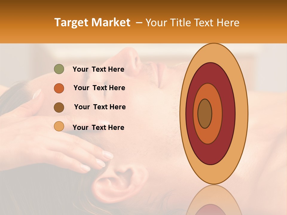 A Man Getting A Facial Massage From A Woman PowerPoint Template