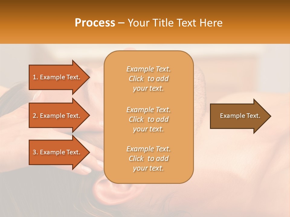 A Man Getting A Facial Massage From A Woman PowerPoint Template