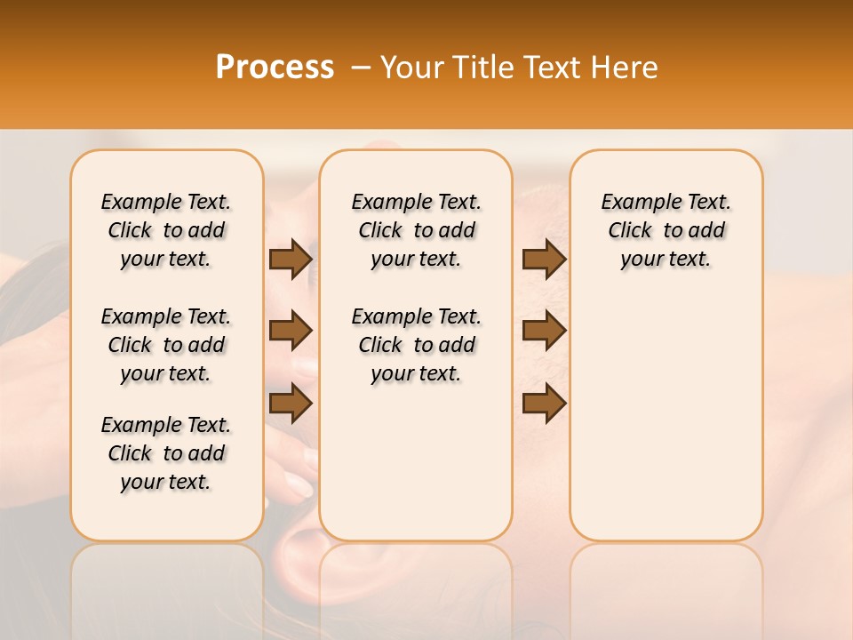 A Man Getting A Facial Massage From A Woman PowerPoint Template