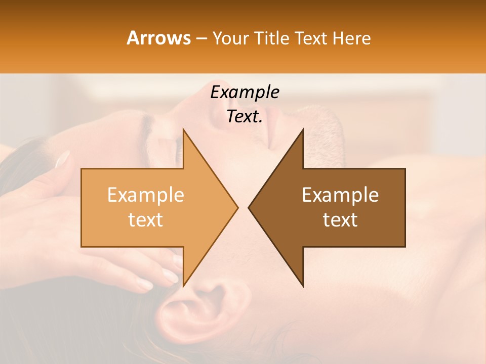 A Man Getting A Facial Massage From A Woman PowerPoint Template