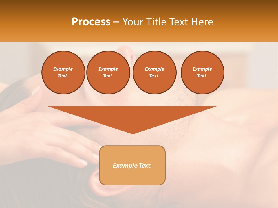 A Man Getting A Facial Massage From A Woman PowerPoint Template