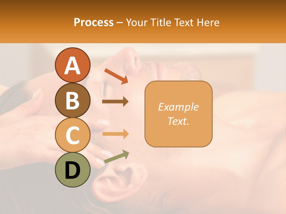 A Man Getting A Facial Massage From A Woman PowerPoint Template