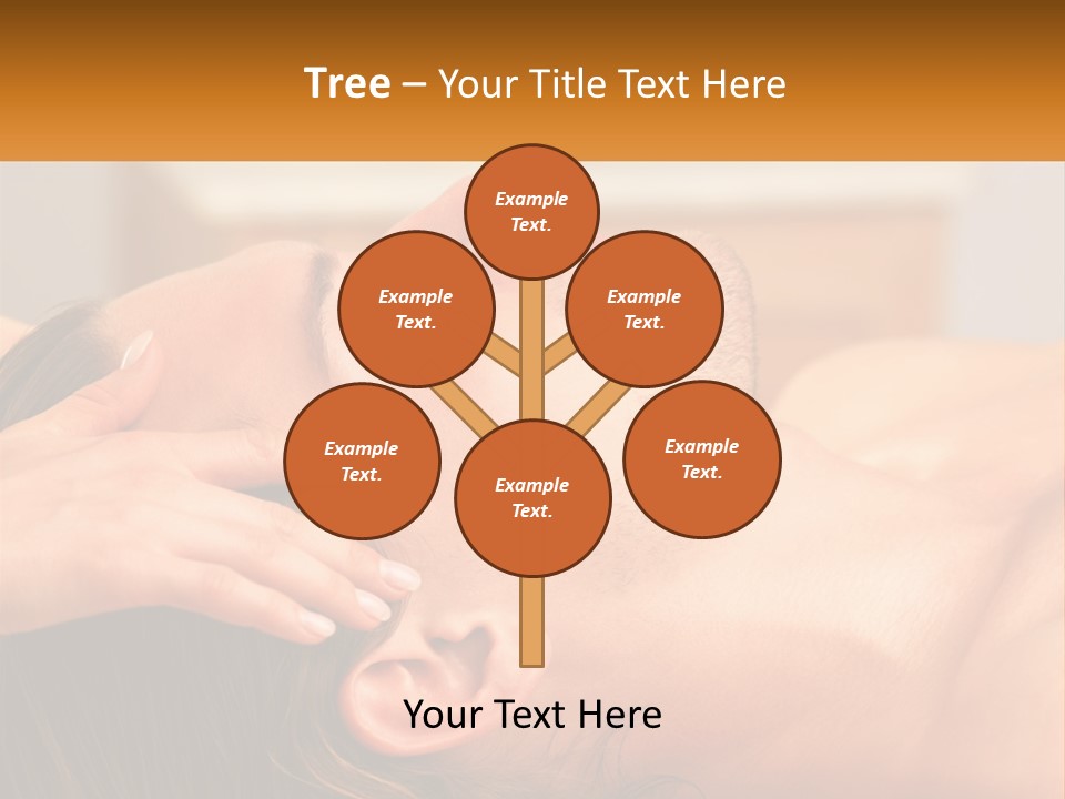 A Man Getting A Facial Massage From A Woman PowerPoint Template