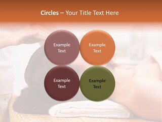 A Woman Getting A Facial Massage At A Spa PowerPoint Template