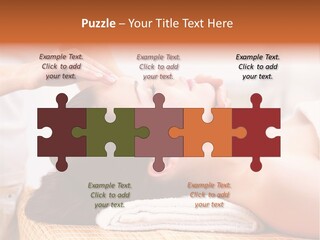 A Woman Getting A Facial Massage At A Spa PowerPoint Template