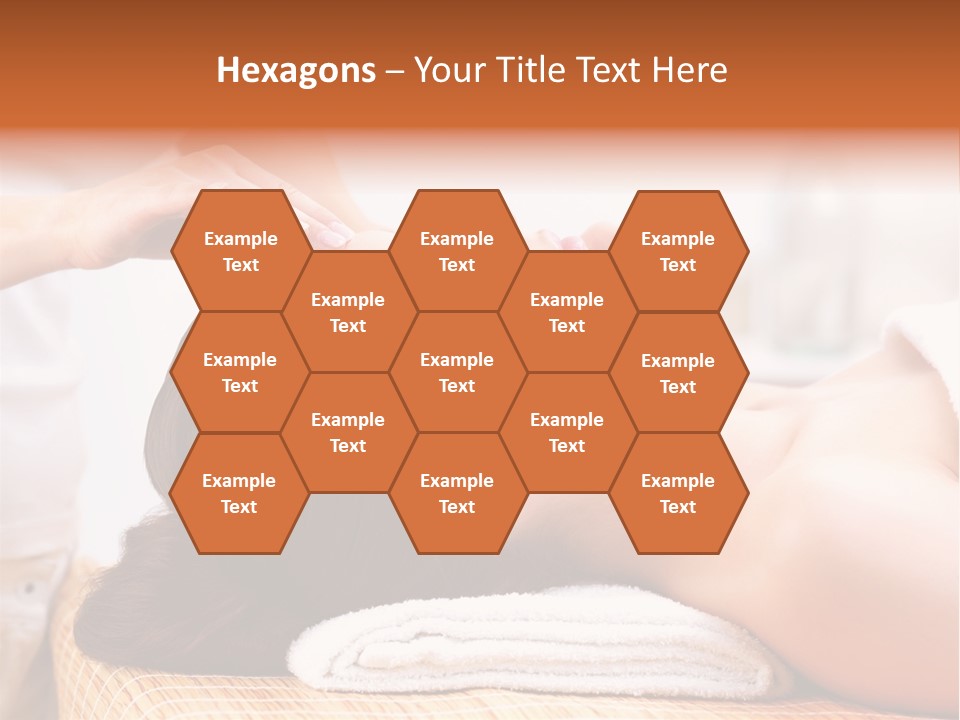 A Woman Getting A Facial Massage At A Spa PowerPoint Template