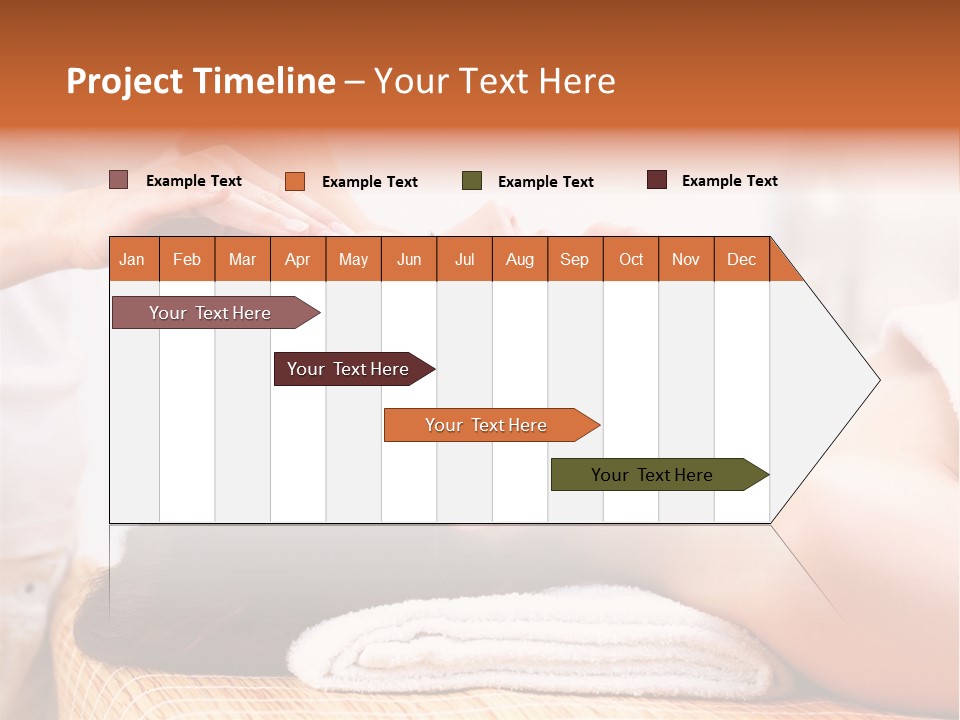 A Woman Getting A Facial Massage At A Spa PowerPoint Template